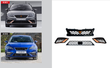Seat Leon 2013–2020 Cupra R grillset (Voor 2017-2020 FR) foto 1