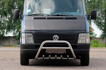 Volkswagen LT 1995–2006 Bullbar WT003 (RVS) 60 mm, met opschrift foto 1