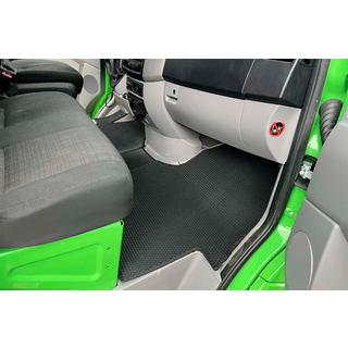 Rubberen automatten Carsuit V1 (Zwart) Volkswagen Crafter 2006–2016 foto 2