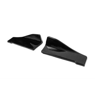 Universele flap side skirt-/dorpel extensions Type-C (2 st., hoogglans zwart, ABS-kunststof) foto 3