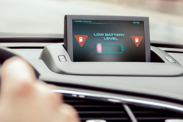 Waarom raakt een elektrische auto snel leeg?