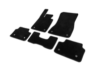 BMW 5/i5 Serie G60/G60E/G61 2023– Textiele automatten Classic (voor G60/61, zwart) foto 2