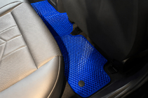 BMW 5/i5 Serie G60/G60E/G61 2023– EVA vloermatten (voor G60/61, blauw) foto 3