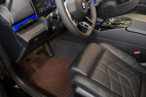 BMW 5/i5 Serie G60/G60E/G61 2023– EVA automatten (Voor G60/61, Bruin) foto 1