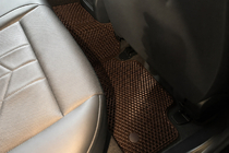 BMW 5/i5 Serie G60/G60E/G61 2023– EVA automatten (Voor G60/61, Bruin) foto 3
