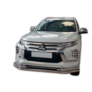 Bullbar ST085 (2020+, roestvrij staal) Mitsubishi Pajero Sport 2015– foto 2
