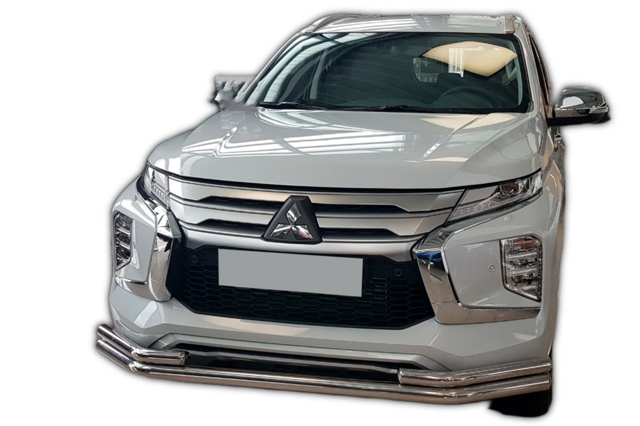 Mitsubishi Pajero Sport 2015– Bullbar ST085 (2020+, roestvrij staal) Foto 2
