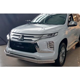 RVS bullbar voorzijde F3-60 (2020+) Mitsubishi Pajero Sport 2015– foto 2