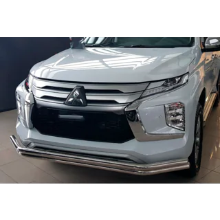 RVS bullbar voorzijde F3-60 (2020+) Mitsubishi Pajero Sport 2015– foto 1