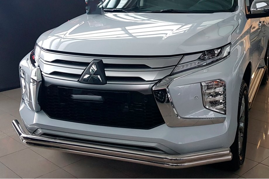 Mitsubishi Pajero Sport 2015– RVS bullbar voorzijde F3-60 (2020+) Foto 1