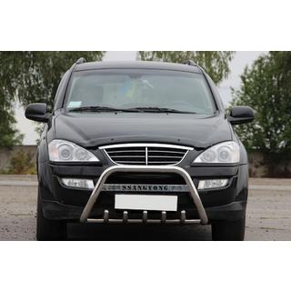 Bullbar WT004 (RVS) SsangYong Kyron 2005–2014 foto 1