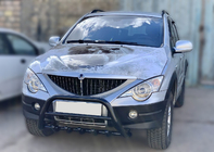 SsangYong Kyron 2005–2014 Bullbar Black WT003 (RVS) foto 2