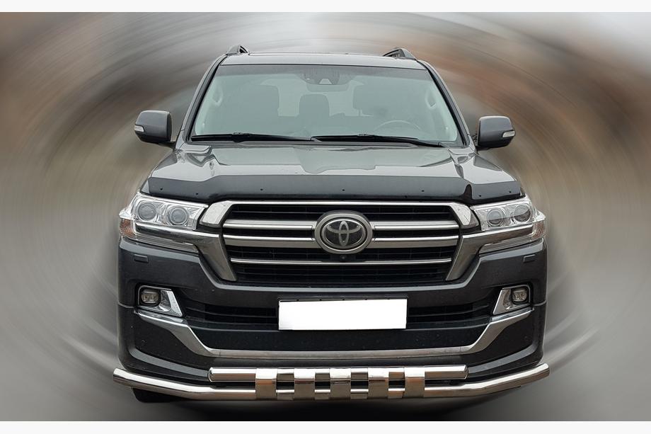 Toyota Land Cruiser 200 2007–2021 RVS bullbar voorzijde ST015 (2015+) Image
