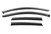 Volkswagen Taigo 2020– Raamwindschermen met chroomlijst (set 4 stuks, Niken) foto 1