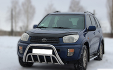 Toyota Rav 4 2001–2005 Voorste bullbar WT002 (RVS) foto 3