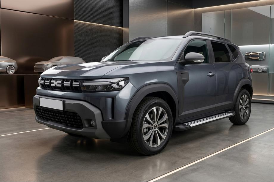Dacia Duster 2024– Line side steps (set van 2, aluminium) Foto 1