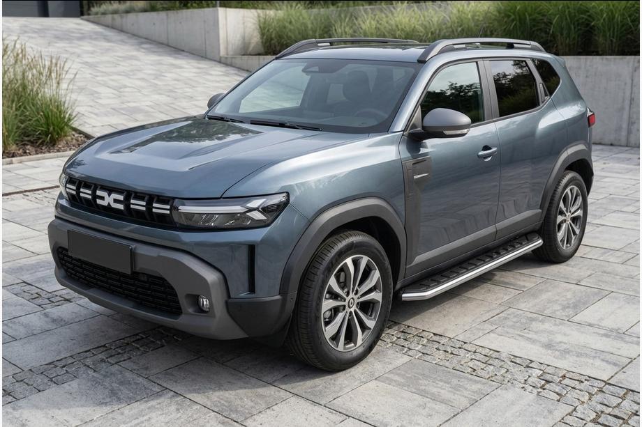Dacia Duster 2024– Fullmond side steps (2 stuks, aluminium) Image