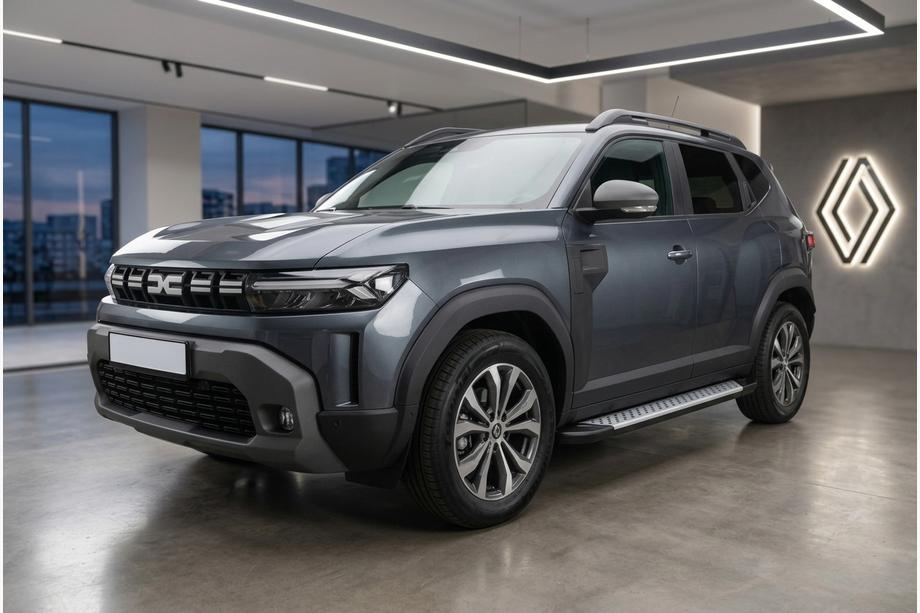 Dacia Duster 2024– Side steps Allmond Grey (2 stuks, aluminium) Image