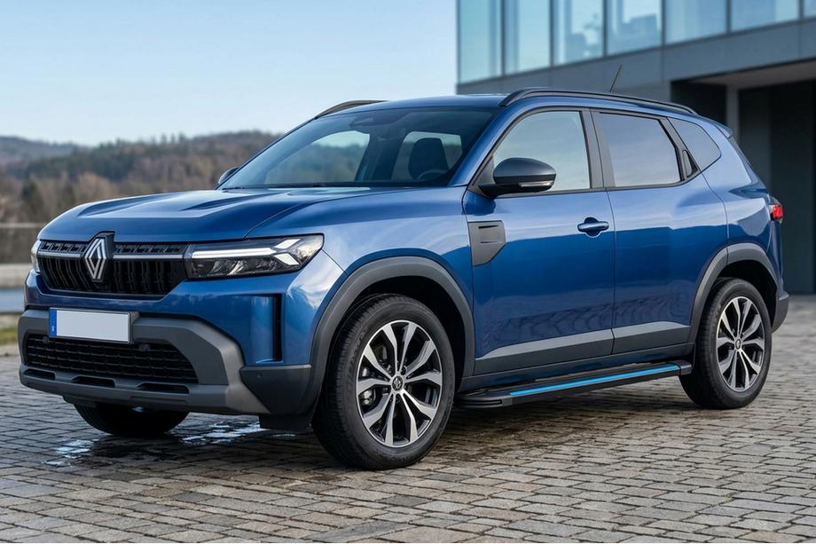 Renault Duster 2024– Maya Blue sidesteps (2 stuks, aluminium) Image