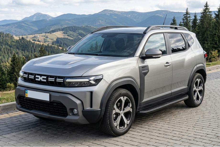 Renault Duster 2024– Tayga Black V1 side steps (2 stuks, aluminium) Image