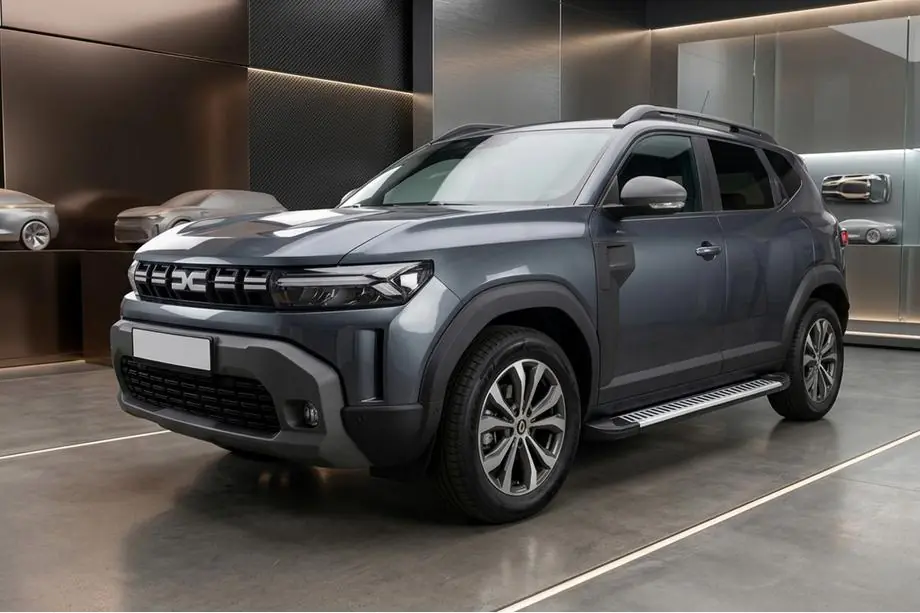 Renault Duster 2024– Line side steps (set van 2, aluminium) Image