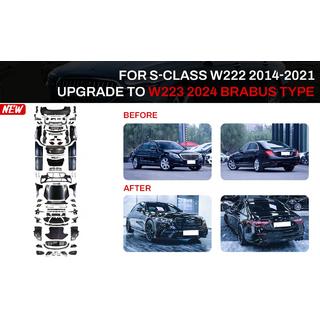 Facelift kit voor W223 BRB (met deurgrepen en inzetstukken)
