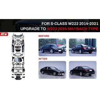 Restylingkit voor W223 Maybach (met deurgrepen en inzetstukken) foto 1