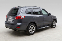 Hyundai Santa Fe 2 2006–2012 Sunrise side steps (set van 2, aluminium) foto 1