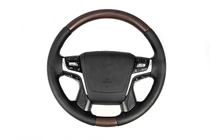 Toyota Land Cruiser 200 2007–2021 Stuurwiel met verwarming (donker hout) foto 1
