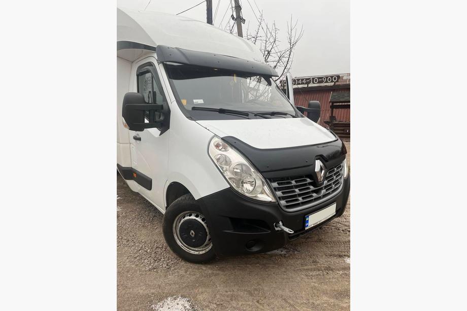 Nissan NV400 2010–2024 Voorruit vizier V1 (zwart hoogglans, 5 mm) Image