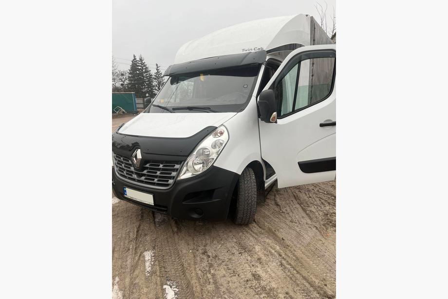 Opel Movano 2010–2021 Voorruit vizier V1 (zwart hoogglans, 5 mm) Foto 3