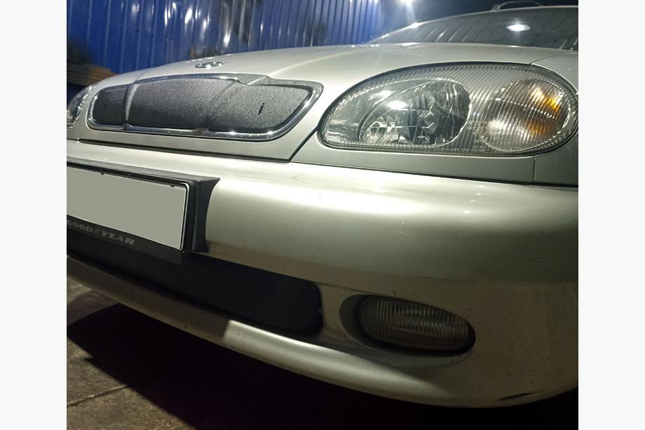 Daewoo Lanos 1998–2017 Winterafdekking voor grille (bovenste) Glanz Foto 4