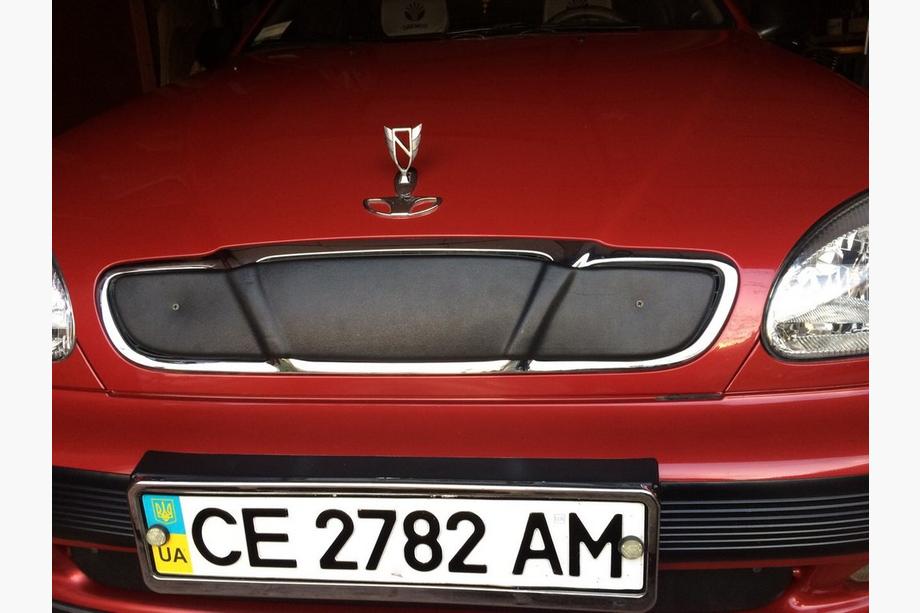 Daewoo Lanos 1998–2017 Winterafdekking voor grille (bovenste) Glanz Foto 3