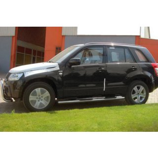 Sidebars (set van 2, RVS) Suzuki Grand Vitara 2005–2017 foto 1