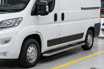 Fiat Ducato 2006–2025 Maydos V1 zijtreden (set 2 stuks, aluminium + RVS) foto 1