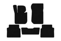 BMW 3 Serie E36 1990–2000 Carsuit rubberen automatten (Zwart) foto 1