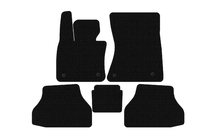 BMW X6 E71 2008–2014 Rubberen automatten Carsuit V-2 (Zwart) foto 1