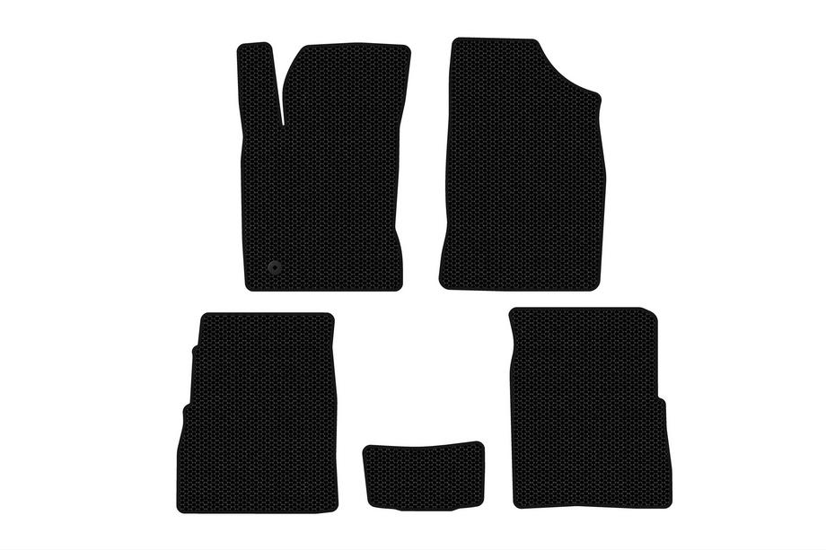 Chrysler PT Cruiser 2000–2010 Rubberen automatten Carsuit (hatchback, 5-deurs, facelift, zwart) Foto 1