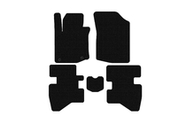 Citroen C-1 2005–2014 Rubberen automatten Carsuit (HB, zwart) foto 1