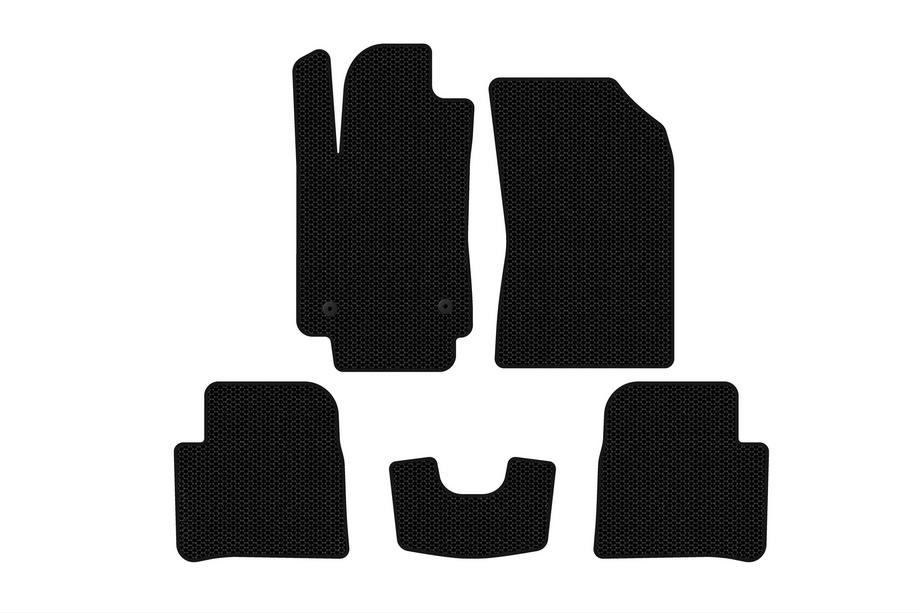 Citroen C-3 2016–2023 Rubberen automatten Carsuit (HB, zwart) Foto 1