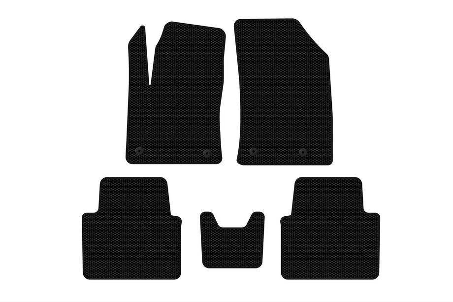 Citroen C-3 Aircross 2017–2024 Carsuit rubberen automatten (Zwart) Image