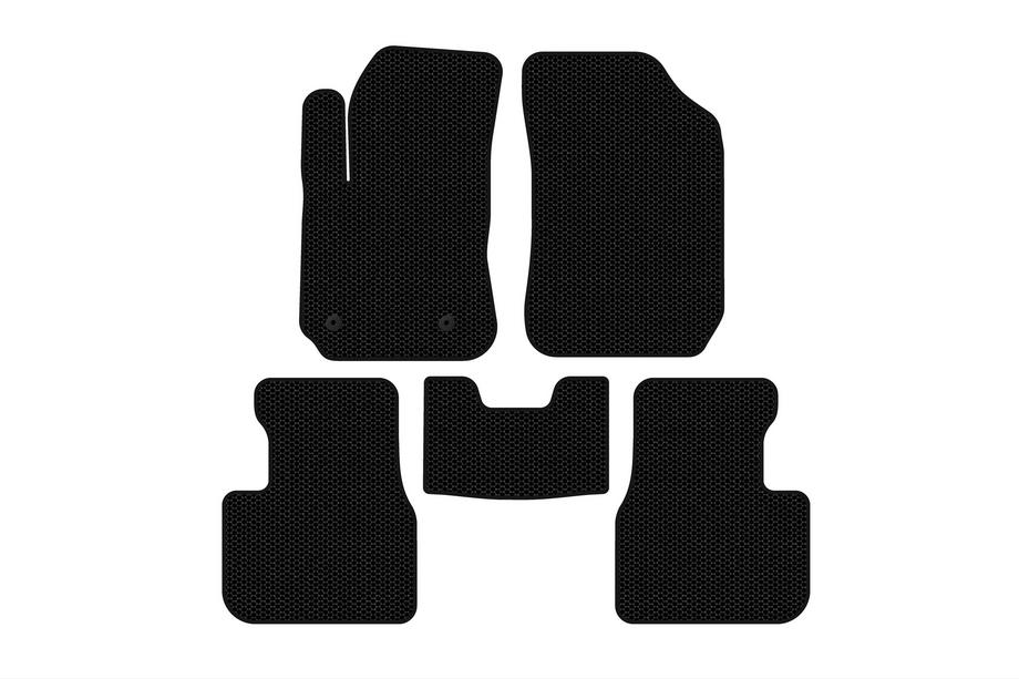 Citroen Cactus 2014–2020 Carsuit rubberen automatten (Zwart) Image