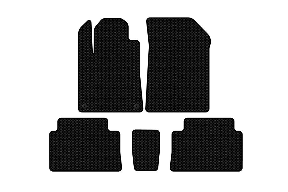 Citroen C-5 2001–2008 Carsuit rubberen automatten (Zwart) Image
