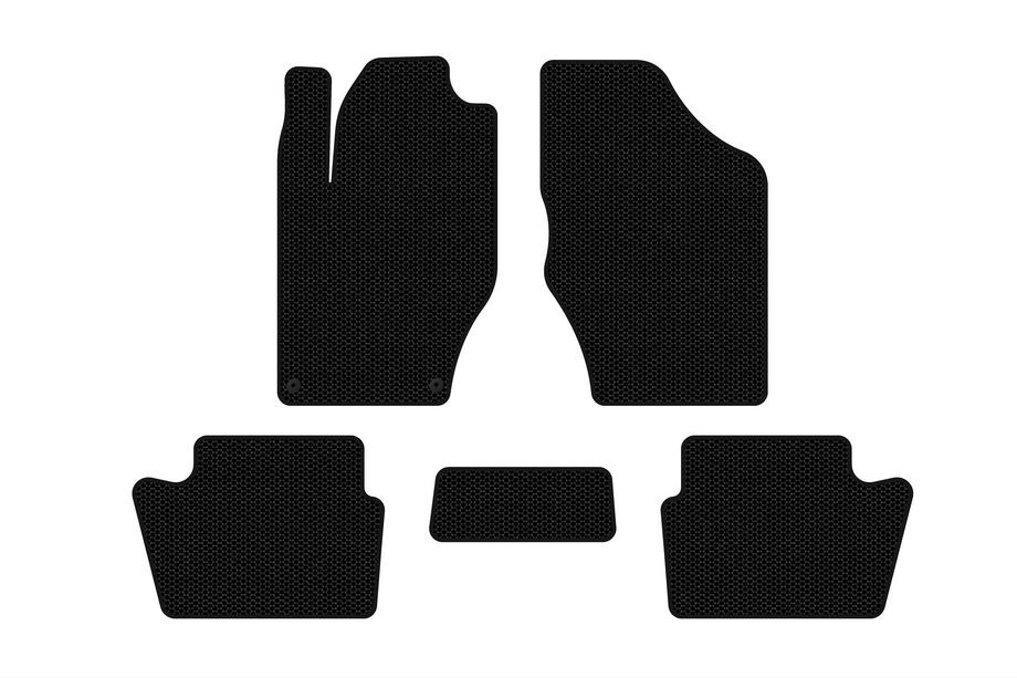 Citroen DS-4 2010–2015 Rubberen automatten Carsuit (HB, vóór facelift, zwart) Image