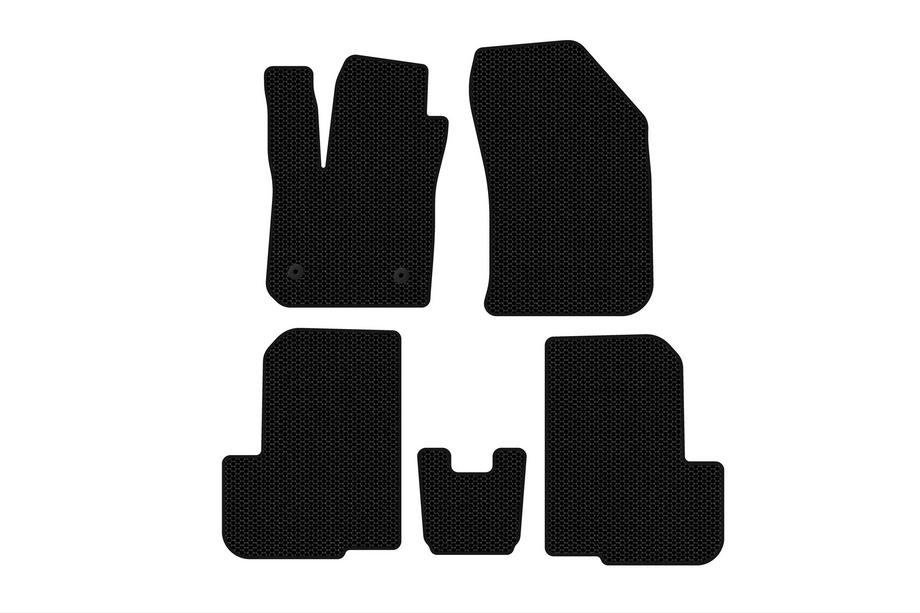 Dacia Lodgy 2012–2022 Carsuit rubberen automatten (2 rijen, 7-zits, zwart) Image