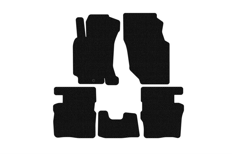 Honda HR-V 1998–2006 Rubberen automatten Carsuit (5-deurs, zwart) Foto 1