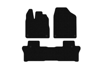 Honda Pilot 2015–2022 Rubberen automatten Carsuit (2 rijen, zwart) foto 1