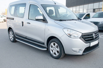 Dacia Dokker 2013–2022 Tayga side steps (2 stuks, aluminium) foto 1