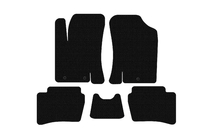 Hyundai I-20 2008–2012 Rubberen automatten Carsuit (HB, zwart) foto 1
