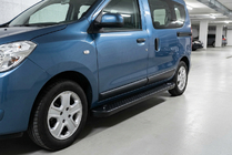 Renault Dokker 2013–2022 Allmond Black side steps (2 st., aluminium) foto 1